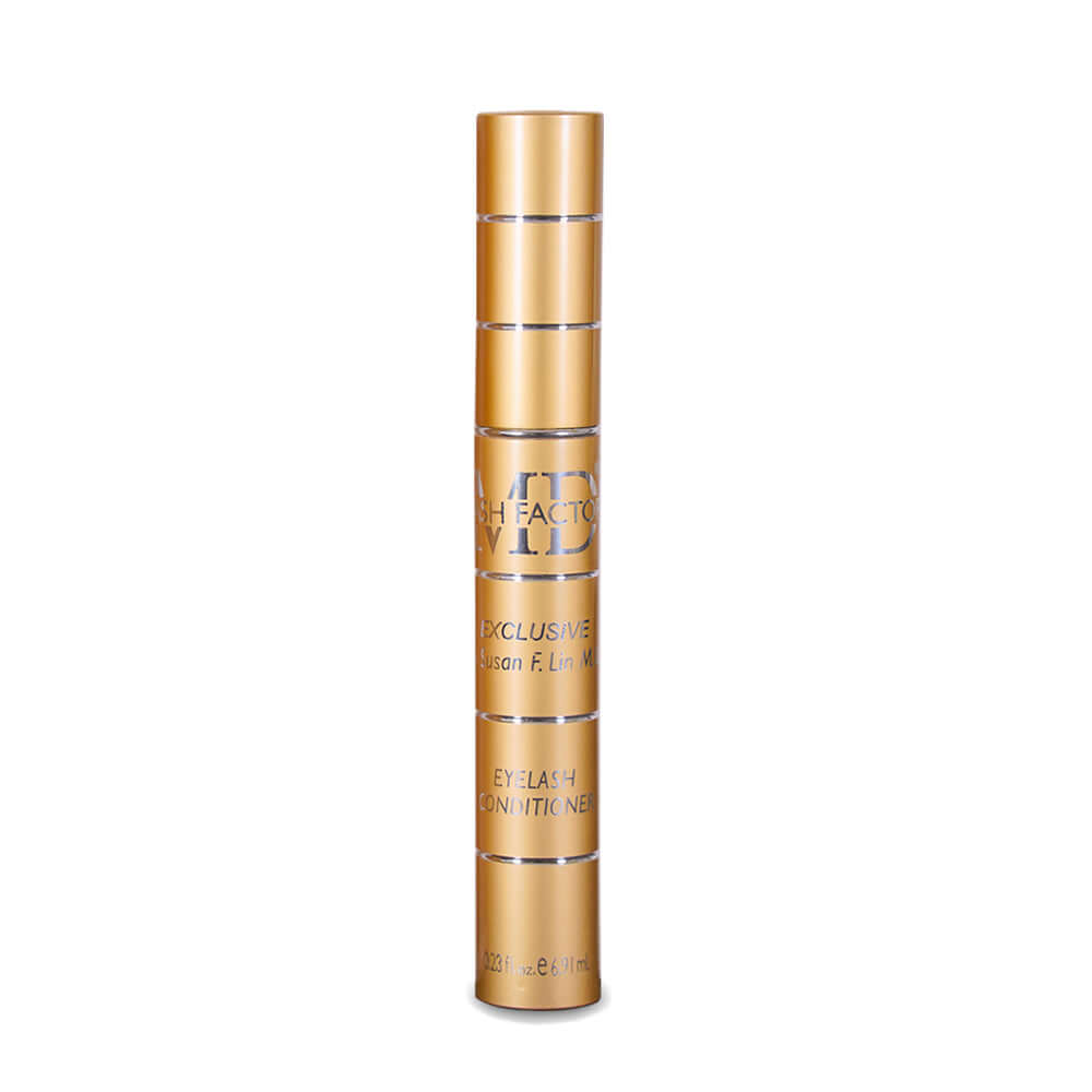 MD Lash Factor® Gold Edition Eyelash Growth Serum 6.91ml in sleek gold tube – luxury lash treatment by MD Lash